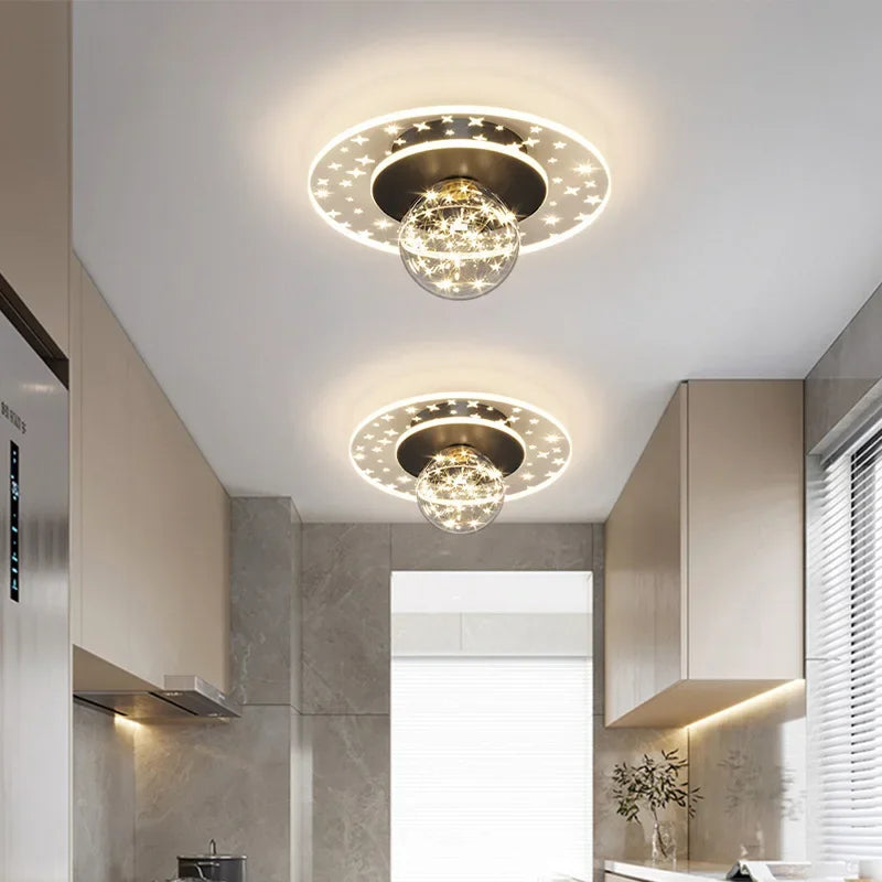 LumenAura | Stylish Veranda Chandelier with LED