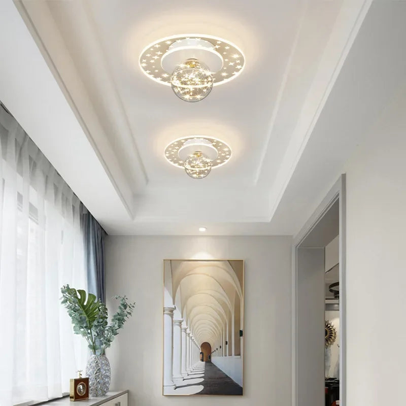 LumenAura | Stylish Veranda Chandelier with LED