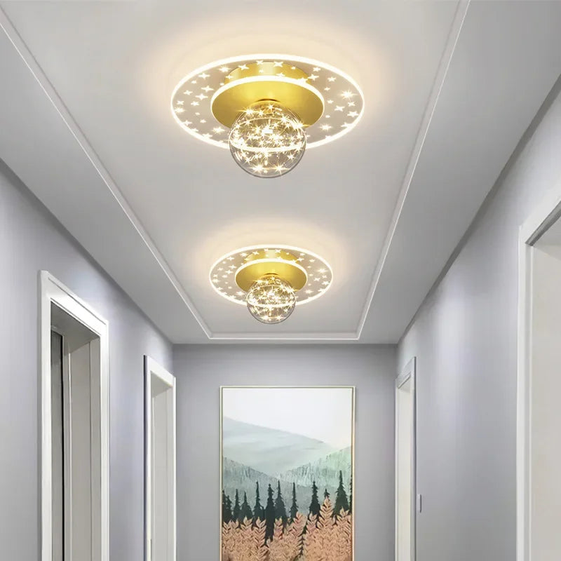 LumenAura | Stylish Veranda Chandelier with LED