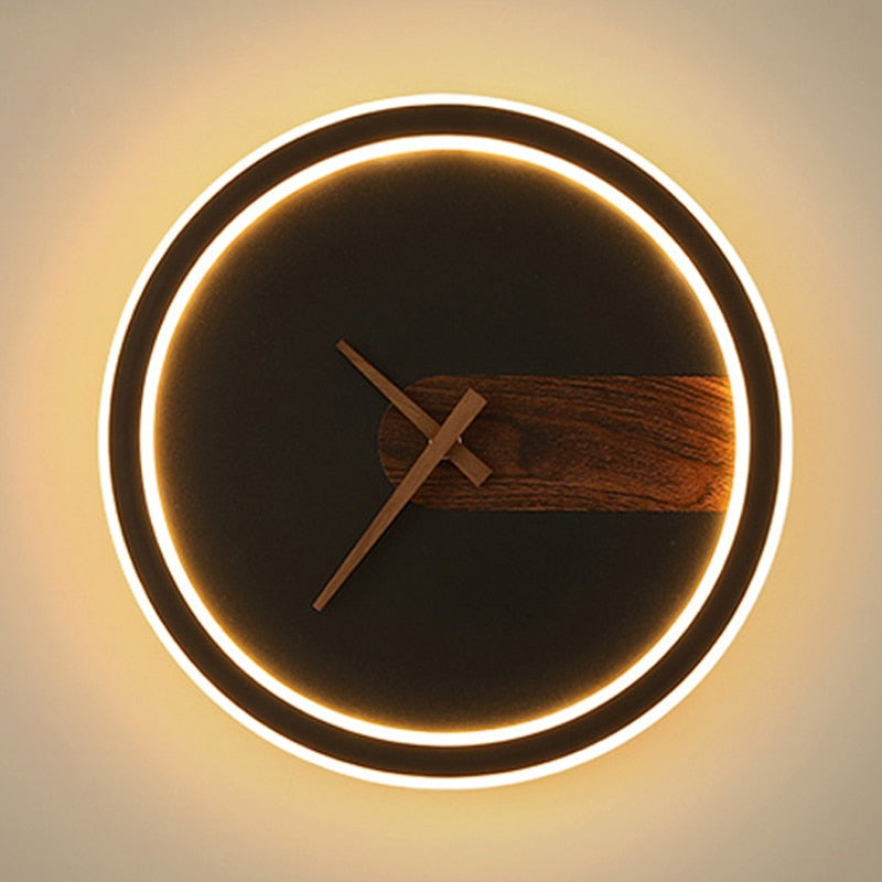 LumiClock | LED Halo Wall Clock