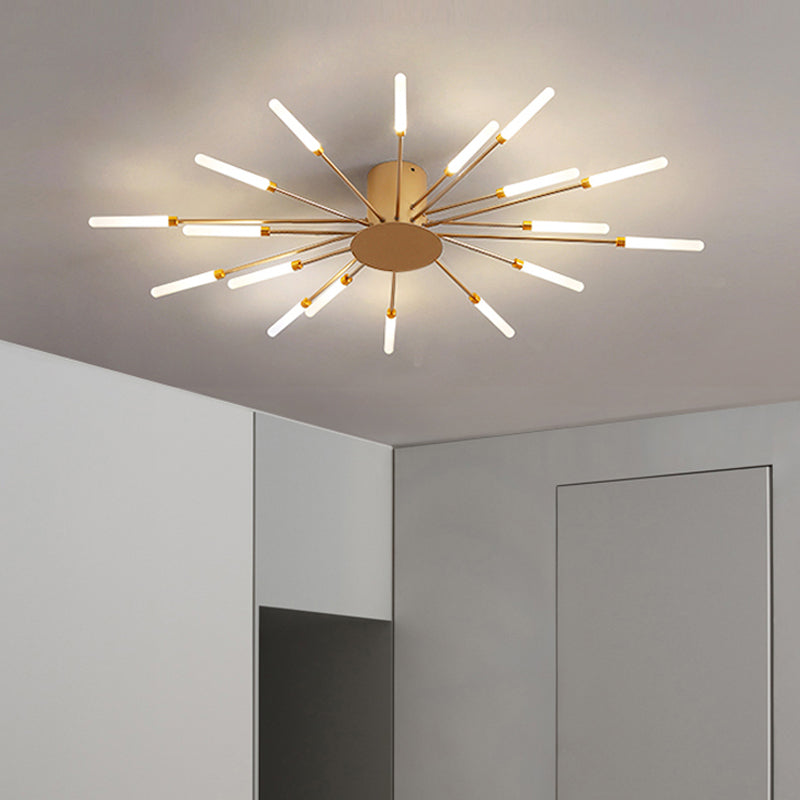 LuxeBurst | Modern Semi-Flush Loft Light