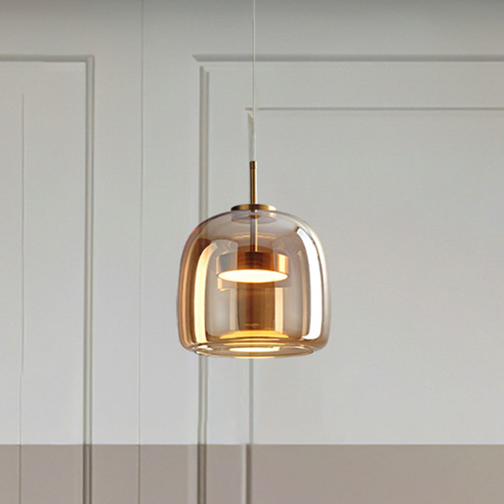 LuxeLumen | Elegant Glass Chandelier