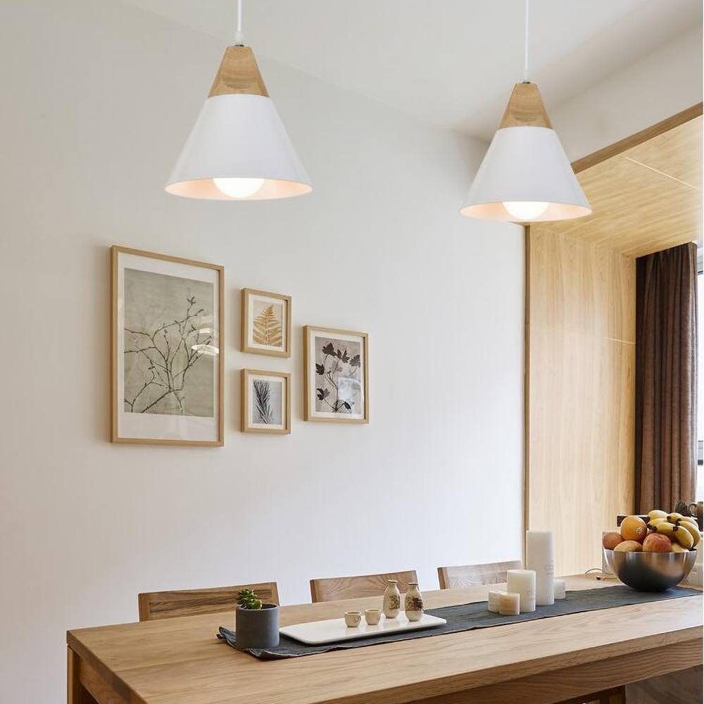 NordicShade | Minimalist Wooden Pendant Lamp