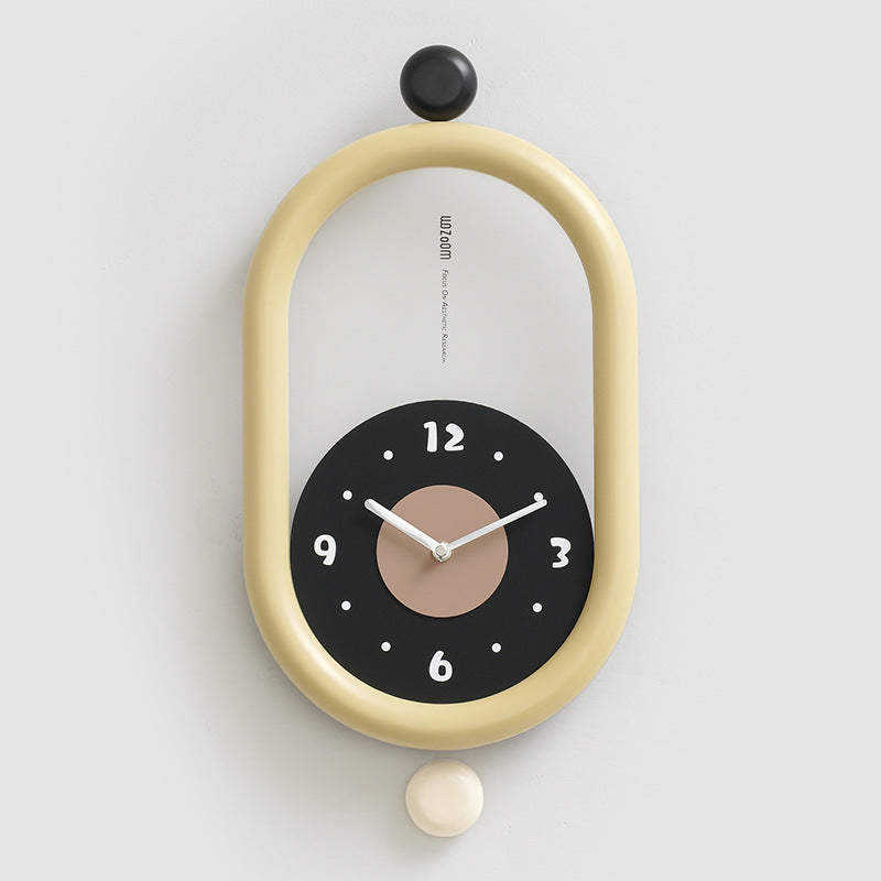 OvalClock | Elegance Curved Wall Clock