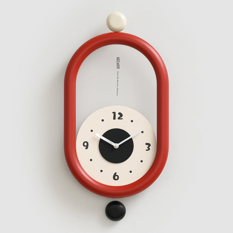 OvalClock | Elegance Curved Wall Clock