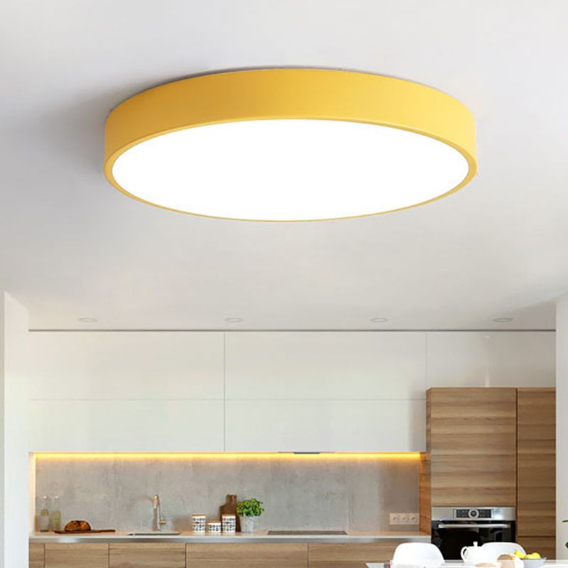 PastelRing | Round Ultra-Slim LED Ceiling Lamp for Modern Indoor Lighting