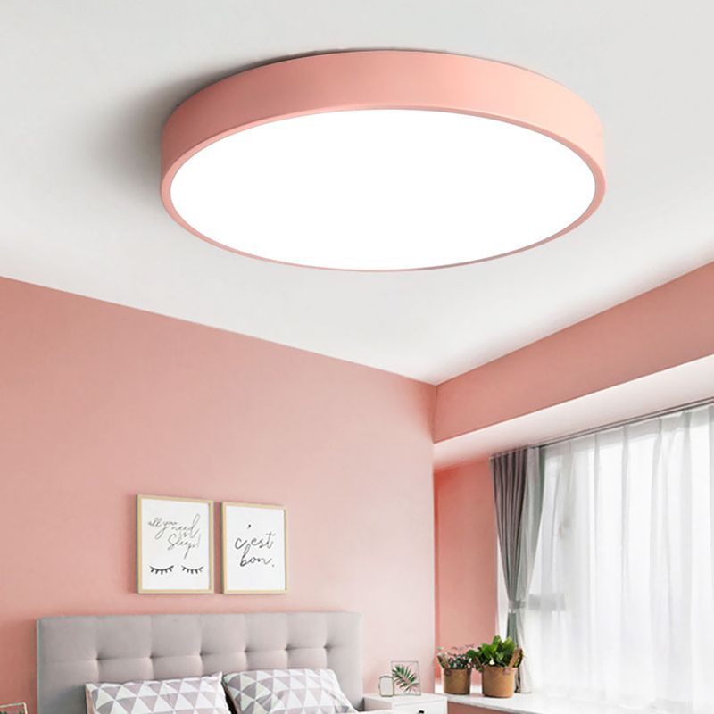 PastelRing | Round Ultra-Slim LED Ceiling Lamp for Modern Indoor Lighting