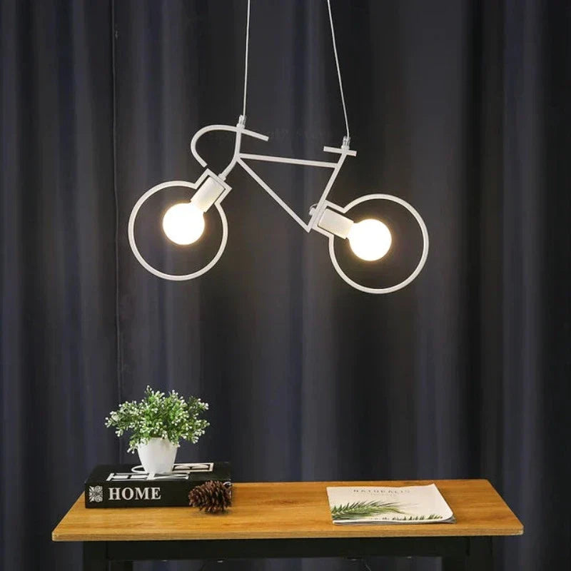 PedalGlow | Modern Bike Ceiling Light