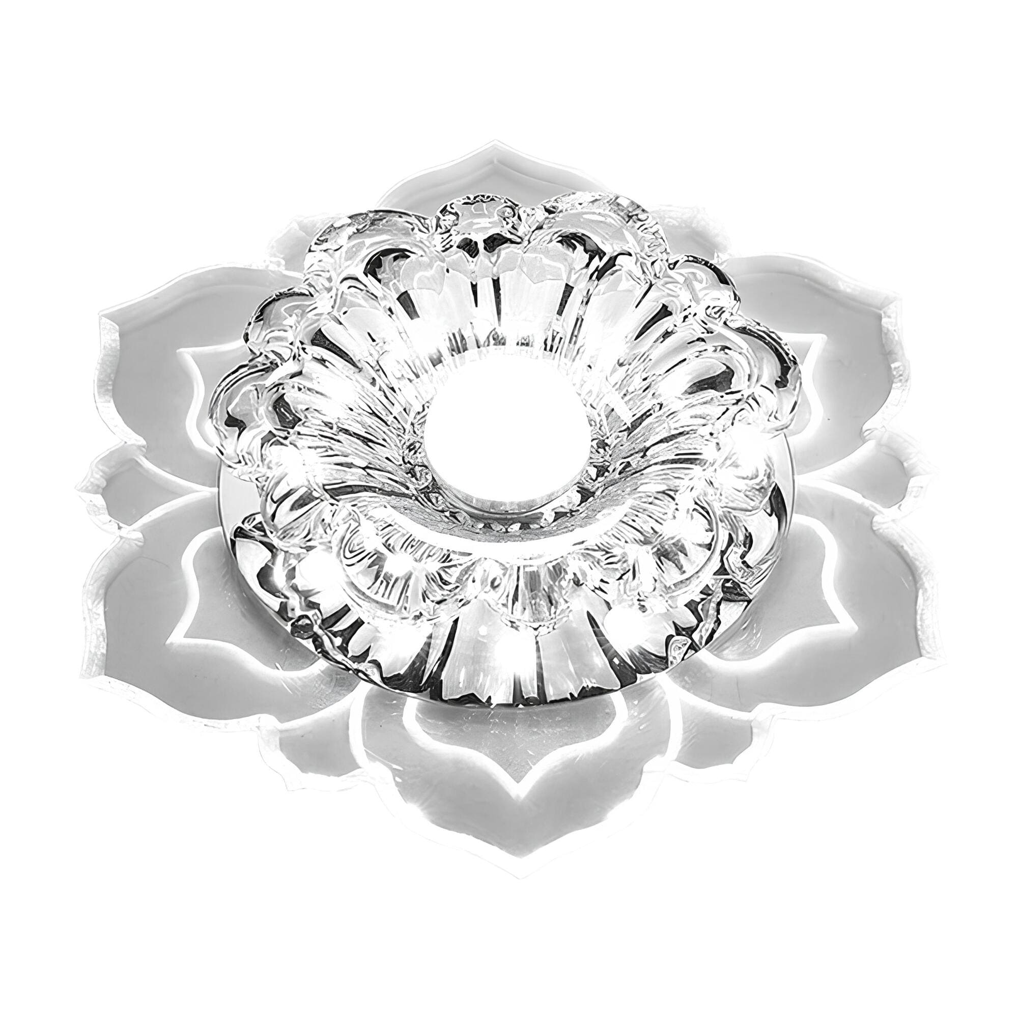 RadiantBloom | Crystal Floral Ceiling Lamp
