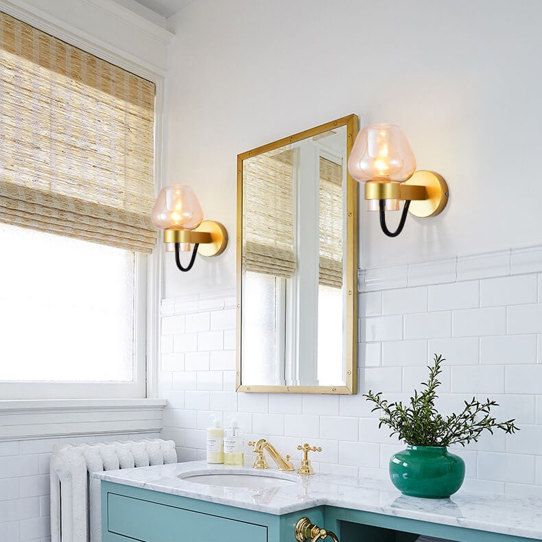 RadiantCurves | Modern Glass Wall Lamp