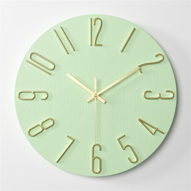 RegalTime | Modern Wall Clock with Gold Accent