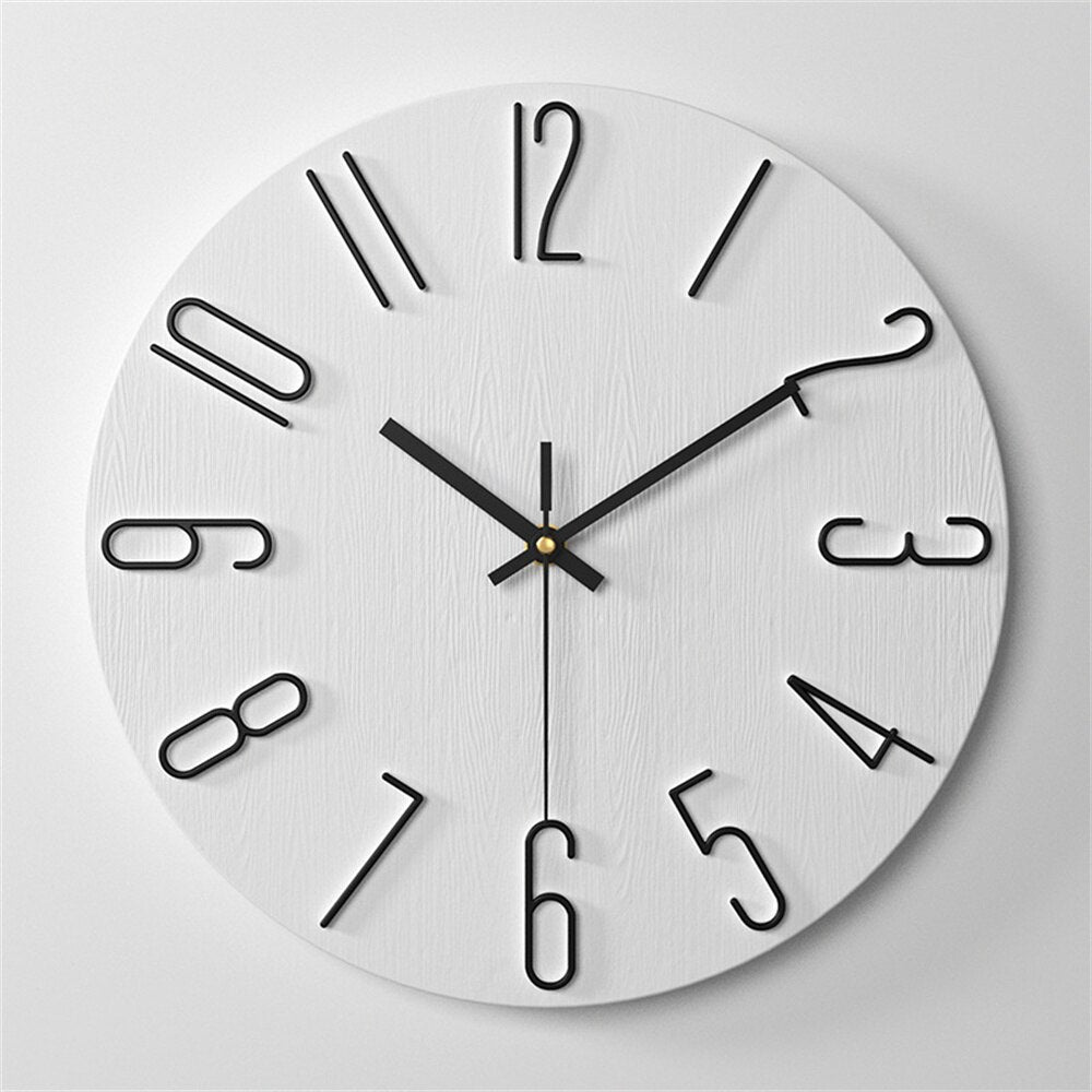 RegalTime | Modern Wall Clock with Gold Accent