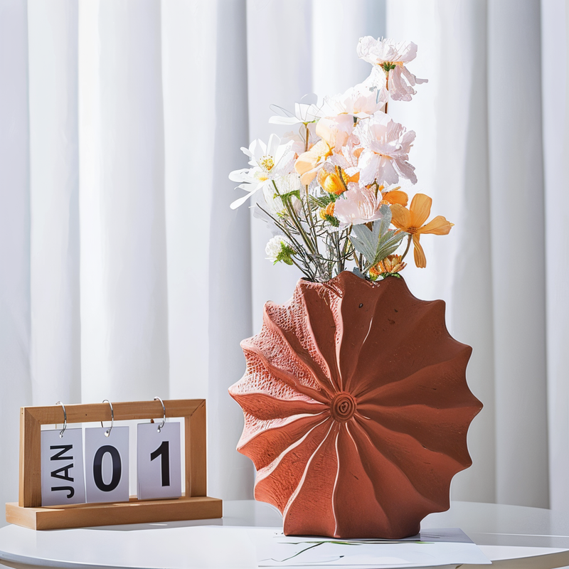 RusticCharm | Ceramic Flower Vase