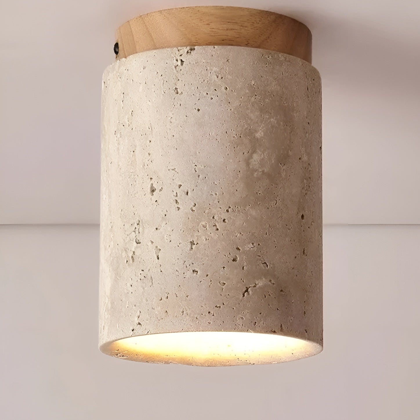 RusticGleam | Wabi Sabi Japanese Ceiling Lamp
