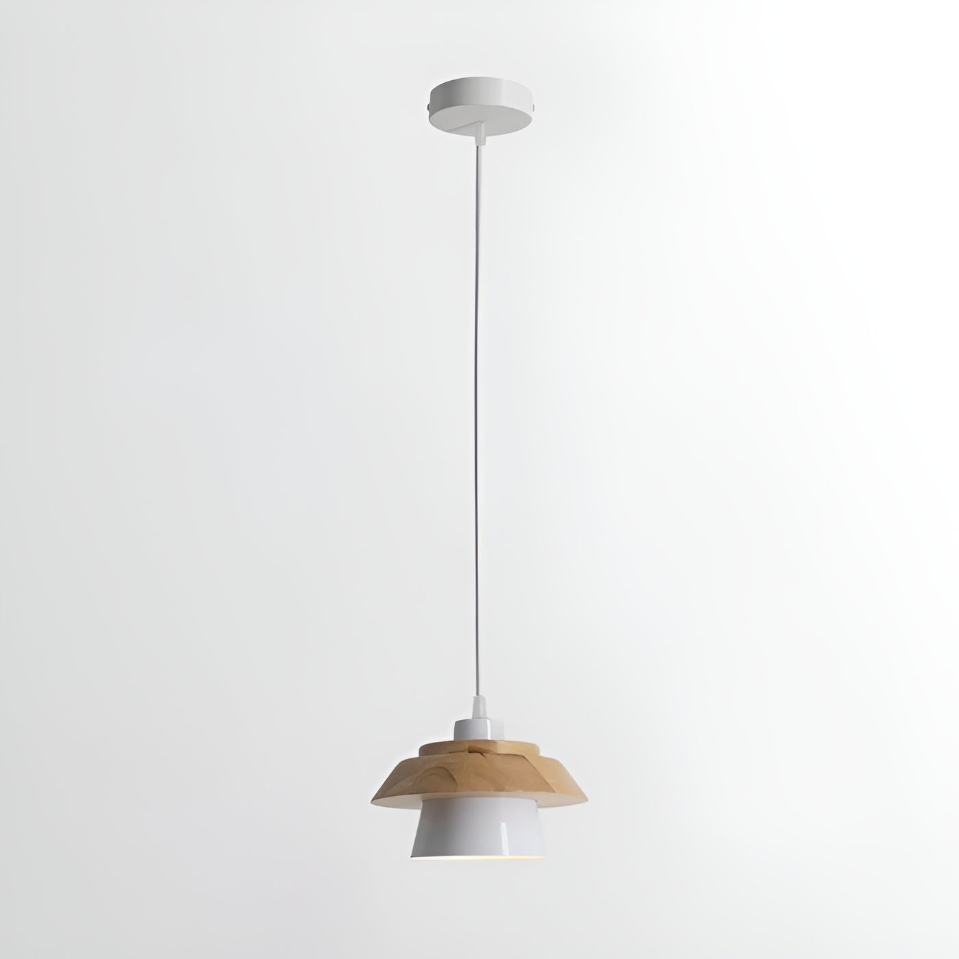 ScandiGlow | Modern Nordic Wooden Pendant Lamp