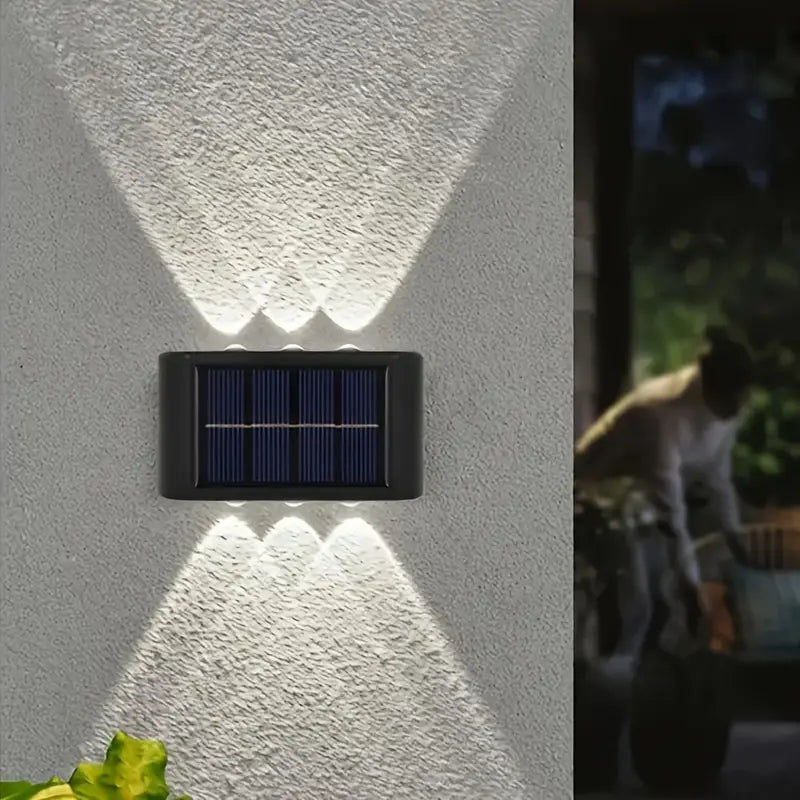 SolarGlow | Sustainable & Versatile Outdoor Wall Light