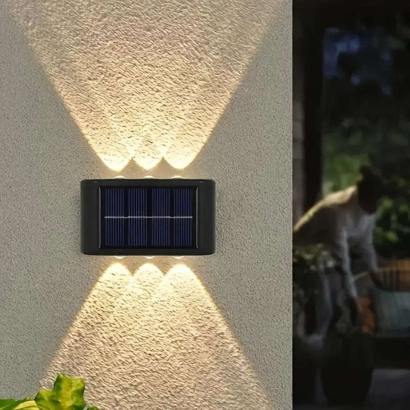 SolarGlow | Sustainable & Versatile Outdoor Wall Light