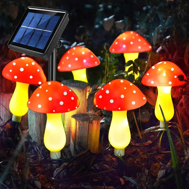 SolaraGarden | Modern & Elegant Solar Mushroom Lamps