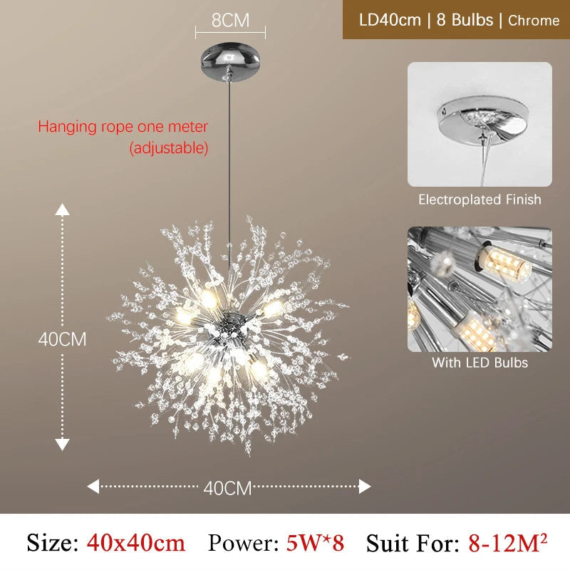 SparklingLight | Sparkling Flower Ceiling Lamp