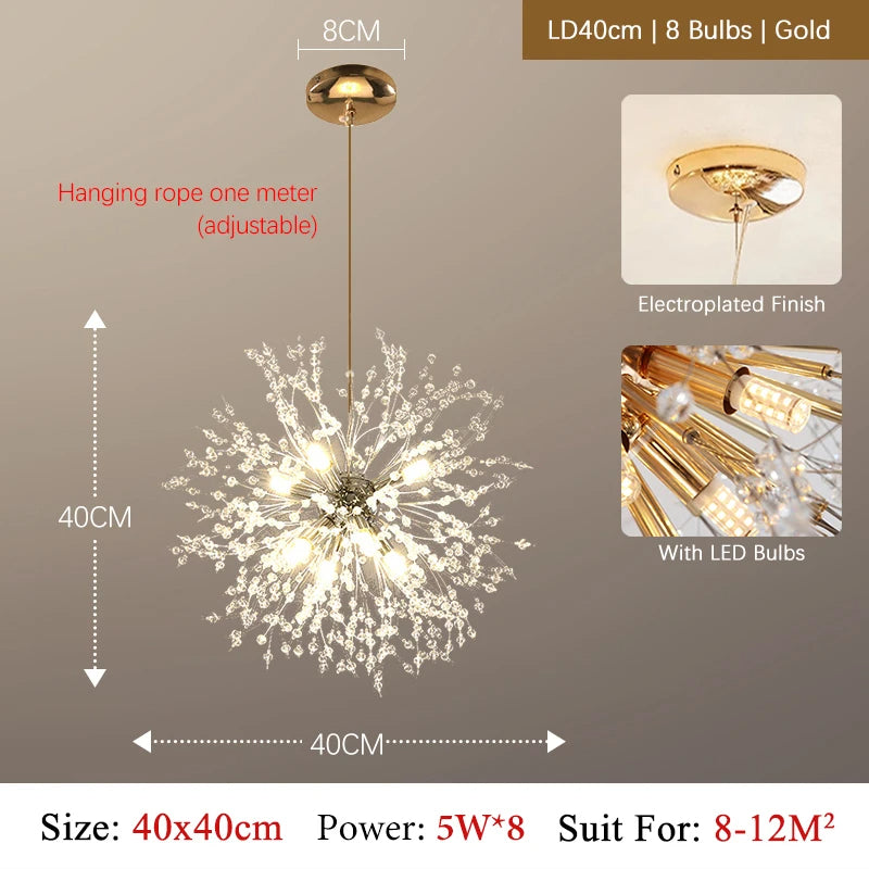 SparklingLight | Sparkling Flower Ceiling Lamp