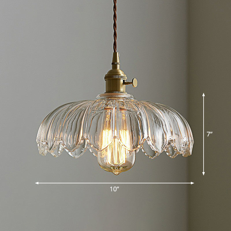TanGlobe | Industrial Glass Pendant Light