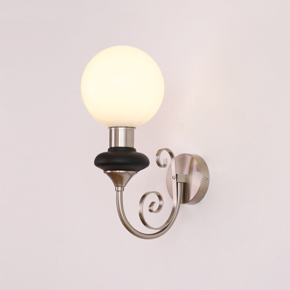 VintageGlow | Retro French Glass Wall Lamp