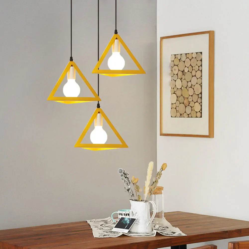 VintagePyramid | Elegant Iron Pendant Lamp