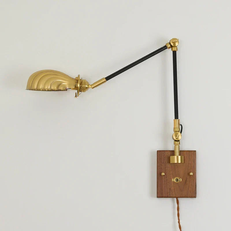 VintageReach | Adjustable Brass Wall Lamp
