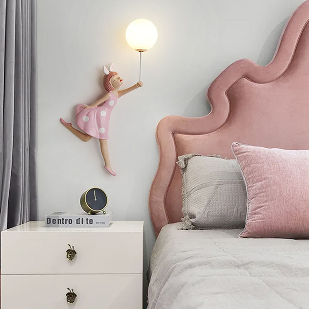 WhimsyLight | Flying Girl Balloon Night Lamp