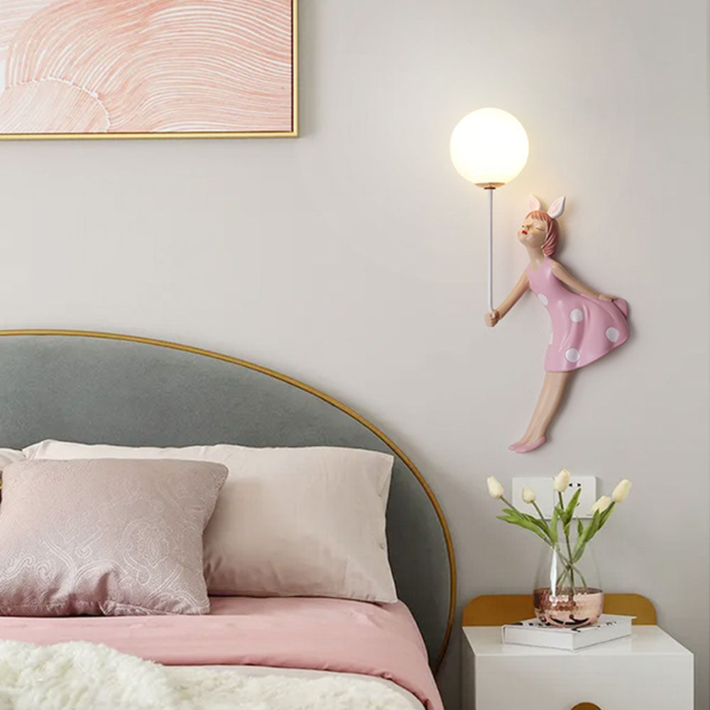 WhimsyLight | Flying Girl Balloon Night Lamp