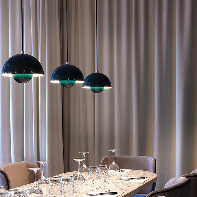 ZenithSphere | Modern ceiling lamp with semi-spherical design